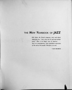 New Yearbook of Jazz